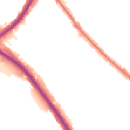 Night-time road noise heatmap for NW11 9TB