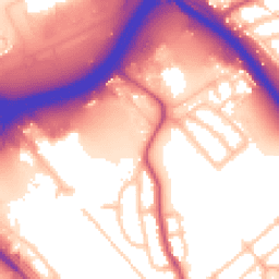 Daytime road noise heatmap for NW2 1AJ