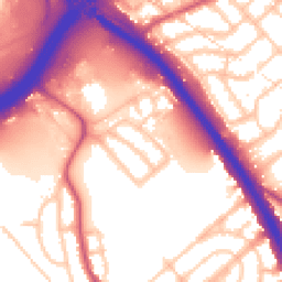 Daytime road noise heatmap for NW2 1AY