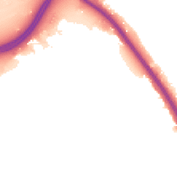 Night-time road noise heatmap for NW2 1BD