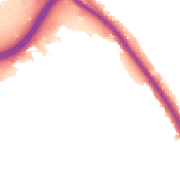 Night-time road noise heatmap for NW2 1BE
