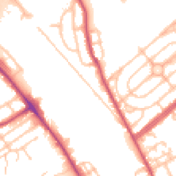 Daytime road noise heatmap for NW2 1BX