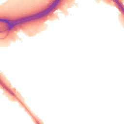 Night-time road noise heatmap for NW2 1DE