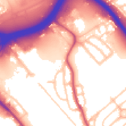 Daytime road noise heatmap for NW2 1DG