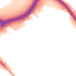 Night-time road noise heatmap for NW2 1DG