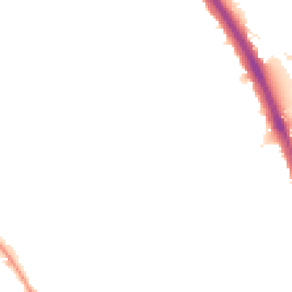 Night-time road noise heatmap for NW2 1DX