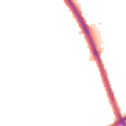 Night-time road noise heatmap for NW2 1ED