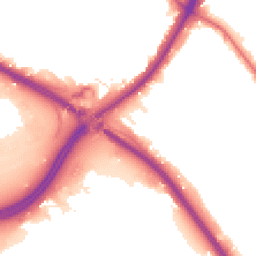 Night-time road noise heatmap for NW2 1JP
