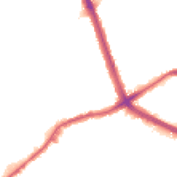 Night-time road noise heatmap for NW2 1SL