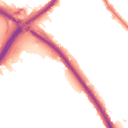 Night-time road noise heatmap for NW2 1XB