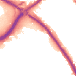 Night-time road noise heatmap for NW2 1XG