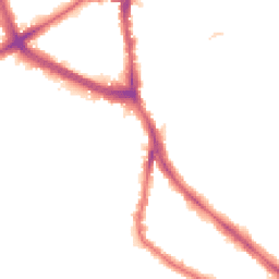 Night-time road noise heatmap for NW2 2BX