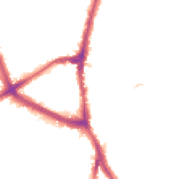 Night-time road noise heatmap for NW2 2DZ