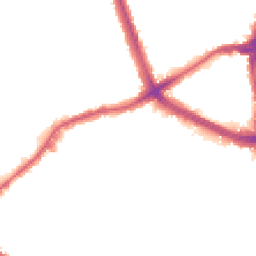 Night-time road noise heatmap for NW2 2EG