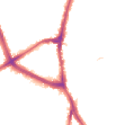 Night-time road noise heatmap for NW2 2HR