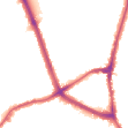 Night-time road noise heatmap for NW2 2NN