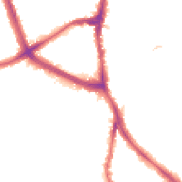 Night-time road noise heatmap for NW2 2PE