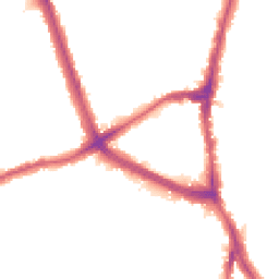 Night-time road noise heatmap for NW2 2PY