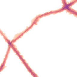 Night-time road noise heatmap for NW2 2RH