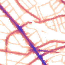 Daytime road noise heatmap for NW2 3QH
