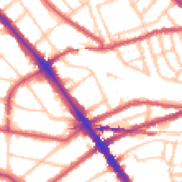 Daytime road noise heatmap for NW2 3QP