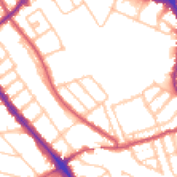Daytime road noise heatmap for NW2 3RL