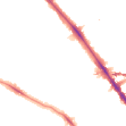 Night-time road noise heatmap for NW2 4ET