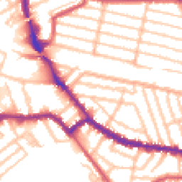 Daytime road noise heatmap for NW2 5DB