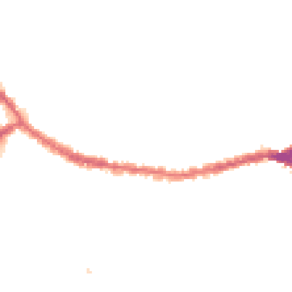 Night-time road noise heatmap for NW2 5ED