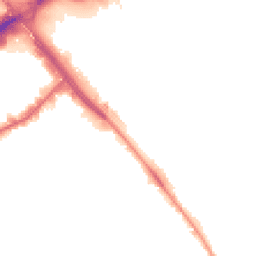 Night-time road noise heatmap for NW2 6GJ