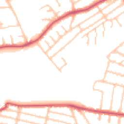 Daytime road noise heatmap for NW2 6RS