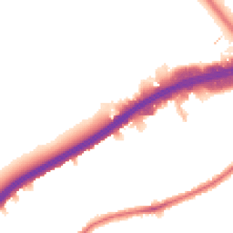 Night-time road noise heatmap for NW2 7AY