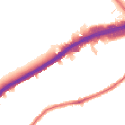 Night-time road noise heatmap for NW2 7BB