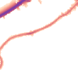 Night-time road noise heatmap for NW2 7DJ