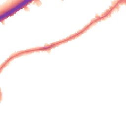 Night-time road noise heatmap for NW2 7FN