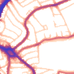 Daytime road noise heatmap for NW2 7RL
