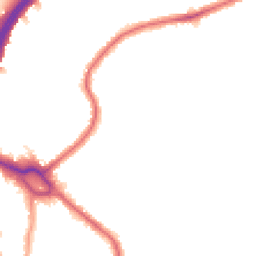 Night-time road noise heatmap for NW2 7RL