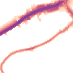 Night-time road noise heatmap for NW2 7UE