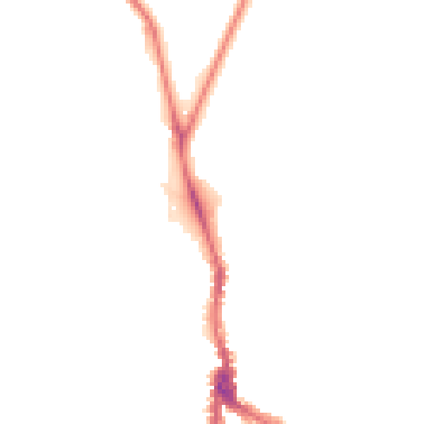 Night-time road noise heatmap for NW3 1DU