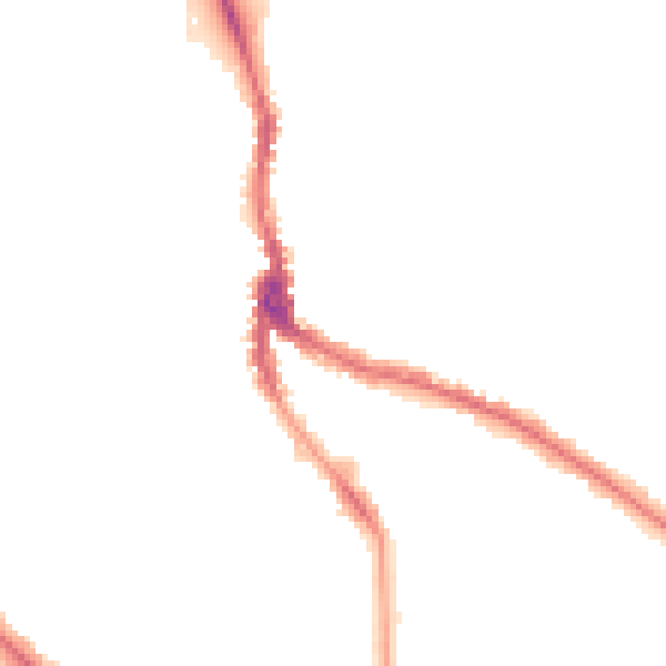 Night-time road noise heatmap for NW3 1QF