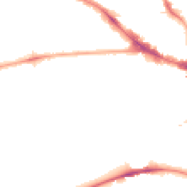 Night-time road noise heatmap for NW3 3AP