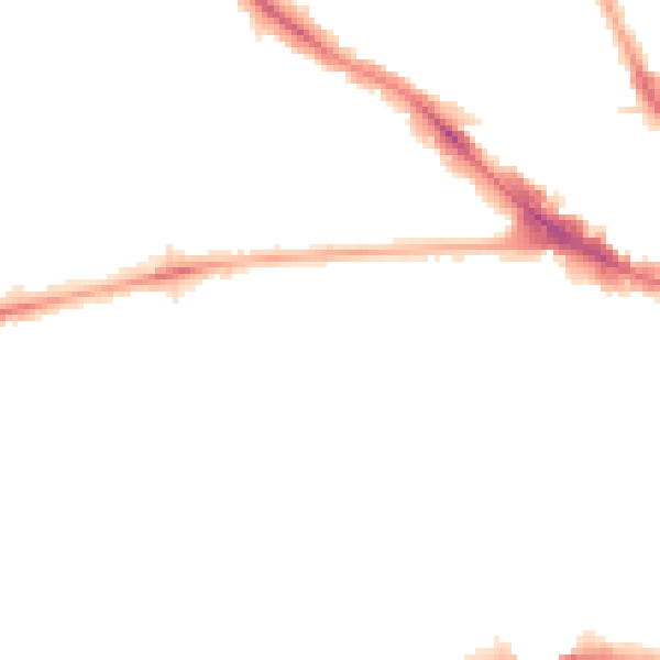 Night-time road noise heatmap for NW3 3RP