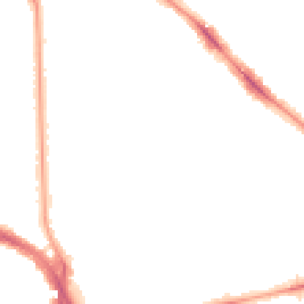 Night-time road noise heatmap for NW3 4LB