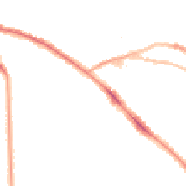 Night-time road noise heatmap for NW3 5AA