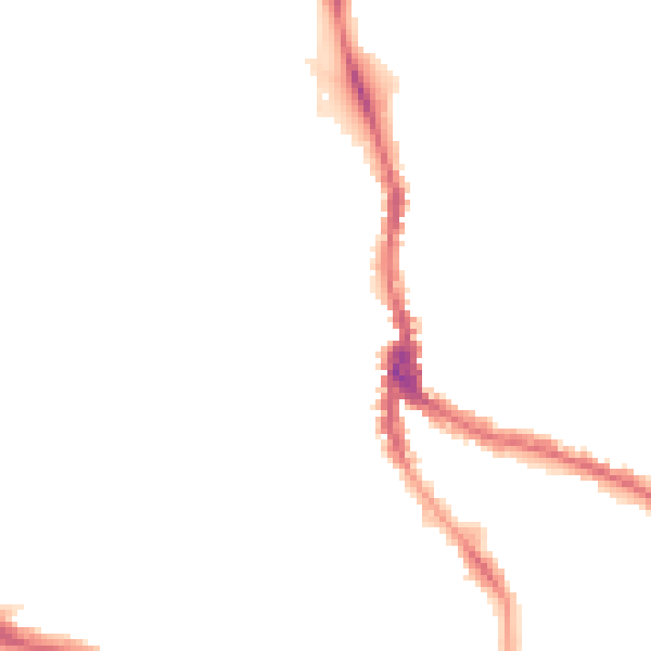 Night-time road noise heatmap for NW3 6QS
