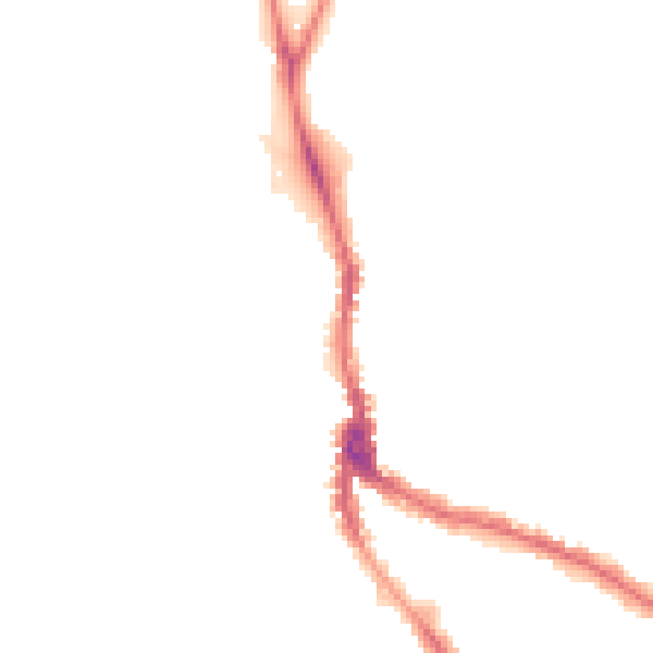 Night-time road noise heatmap for NW3 6SZ
