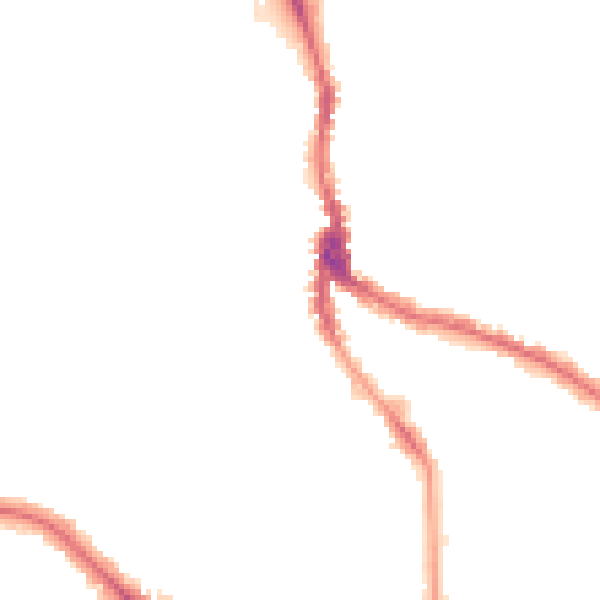 Night-time road noise heatmap for NW3 6UJ
