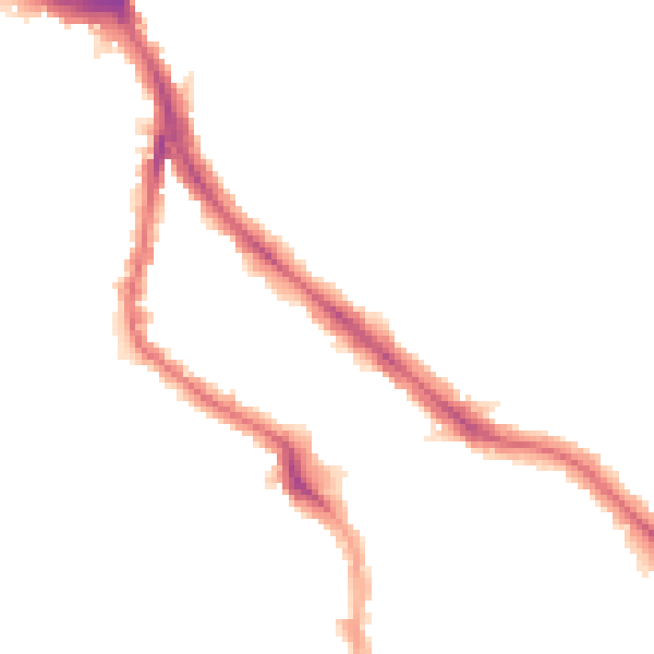 Night-time road noise heatmap for NW3 7BB