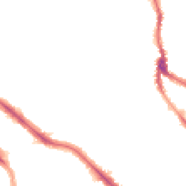 Night-time road noise heatmap for NW3 7DD