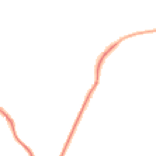 Night-time road noise heatmap for NW3 7JG